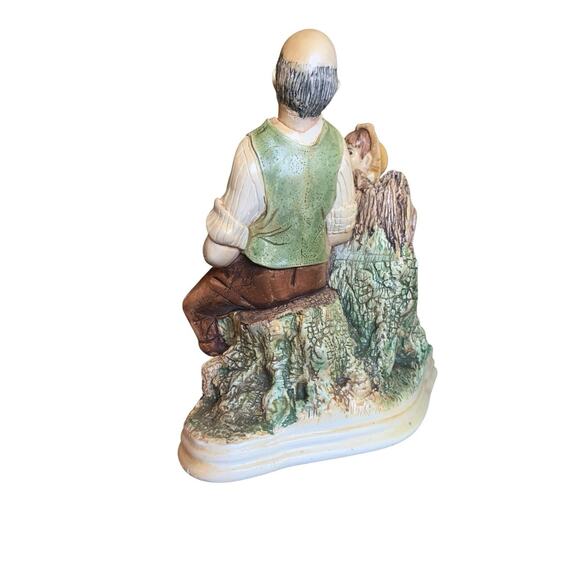 Vintage Naturecraft England " GRANDAD YARN " Figurine 1970’s - Picture 5 of 12